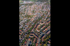 District Langensteinbach in Karlsbad in the state Baden-Wuerttemberg, Germany out of the air