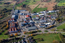 Shopping center in the district Langensteinbach in Karlsbad in the state Baden-Wuerttemberg, Germany