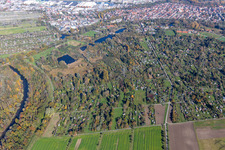 Allotment garden in the district Daxlanden in Karlsruhe in the state Baden-Wuerttemberg, Germany