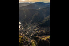 Murg Valley in Forbach in the state Baden-Wuerttemberg, Germany