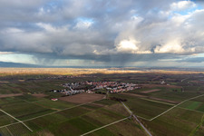 Aerial photograpy of District Mörzheim in Landau in der Pfalz in the state Rhineland-Palatinate, Germany
