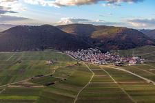 Eschbach in the state Rhineland-Palatinate, Germany from the drone perspective