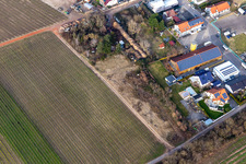 Oblique view of In der Nauroth Industrial Estate. HWP the furniture makers in Ellerstadt in the state Rhineland-Palatinate, Germany