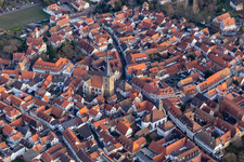 Freinsheim in the state Rhineland-Palatinate, Germany out of the air