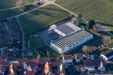 Warehouse of Watts industries and Ehrhart winery in Eschbach in the state Rhineland-Palatinate, Germany