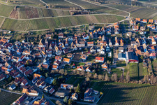 Ranschbach in the state Rhineland-Palatinate, Germany from above