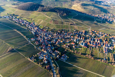 Ranschbach in the state Rhineland-Palatinate, Germany seen from above