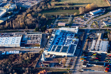 Aerial view of Biffar GmbH & Co. KG in Edenkoben in the state Rhineland-Palatinate, Germany
