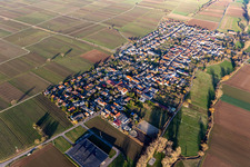 District Duttweiler in Neustadt an der Weinstraße in the state Rhineland-Palatinate, Germany out of the air