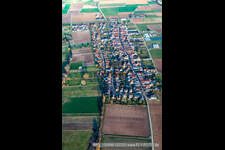 Oblique view of Böbingen in the state Rhineland-Palatinate, Germany
