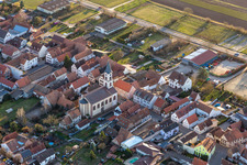 Protestant Church Zeiskam in Zeiskam in the state Rhineland-Palatinate, Germany