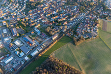 New Morning in Rheinzabern in the state Rhineland-Palatinate, Germany