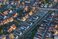Mühlgasse railway crossing in Rheinzabern in the state Rhineland-Palatinate, Germany