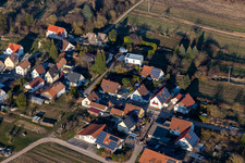 Prinz-Eugen-Straße in the district Arzheim in Landau in der Pfalz in the state Rhineland-Palatinate, Germany