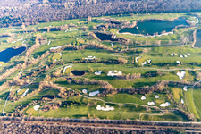 Drone recording of Golf Course Landgut Dreihof - GOLF absolute in the district Dreihof in Essingen in the state Rhineland-Palatinate, Germany