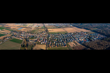 Panorama in Westheim in the state Rhineland-Palatinate, Germany