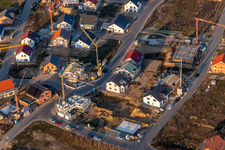 New development area K2 in Kandel in the state Rhineland-Palatinate, Germany seen from above