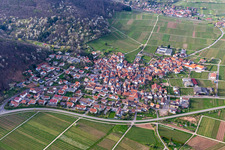 Eschbach in the state Rhineland-Palatinate, Germany from a drone