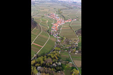 Bird's eye view of Ranschbach in the state Rhineland-Palatinate, Germany
