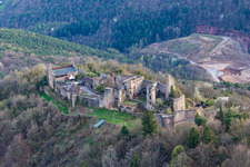 Madenburg at Eschbach in Eschbach in the state Rhineland-Palatinate, Germany
