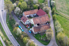 Farm on the B39 in Dörrenbach in the state Rhineland-Palatinate, Germany