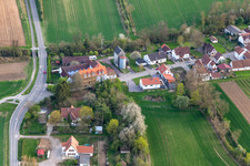 Main Street in Vollmersweiler in the state Rhineland-Palatinate, Germany