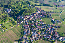 Frankweiler in the state Rhineland-Palatinate, Germany viewn from the air