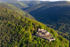 Rietburg Castle Ruins Rietburg in Rhodt unter Rietburg in the state Rhineland-Palatinate, Germany