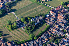 Hotel Schloß Edesheim, Private Hotels Dr. Lohbeck GmbH & Co. KG in Edesheim in the state Rhineland-Palatinate, Germany out of the air