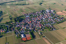 Walsheim in the state Rhineland-Palatinate, Germany out of the air