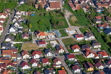 New development area in Sand in Barbelroth in the state Rhineland-Palatinate, Germany