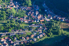 Aerial photograpy of Spirkelbach in the state Rhineland-Palatinate, Germany