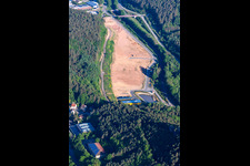 Development area in Wilgartswiesen in the state Rhineland-Palatinate, Germany