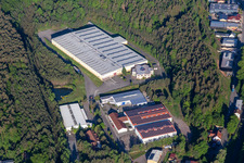 Aerial view of Schumacher Packaging GmbH Plant Hauenstein in Hauenstein in the state Rhineland-Palatinate, Germany