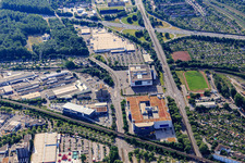 Durlacher Allee with IKEA furniture store Karlsruhe in the district Oststadt in Karlsruhe in the state Baden-Wuerttemberg, Germany