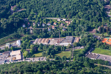 Spinning mill with Wackher Textilveredelung GmbH in Ettlingen in the state Baden-Wuerttemberg, Germany