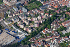 Settlement on Samuel-Vogel-Weg in Ettlingen in the state Baden-Wuerttemberg, Germany