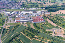 Brose Rastatt - Brose Vehicle Parts, Mercedes-Benz Plant Kuppenheim in Kuppenheim in the state Baden-Wuerttemberg, Germany