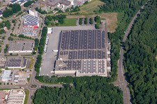 Aldi Süd Logistics in Muggensturm in the state Baden-Wuerttemberg, Germany