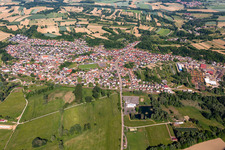 Mothern in the state Bas-Rhin, France out of the air
