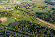 Aerial view of GOLF COURSE STEISSLINGEN GMBH in the district Wiechs in Steißlingen in the state Baden-Wuerttemberg, Germany