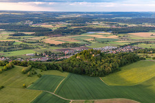 Hohenkrähen Castle Ruins in the district Duchtlingen in Hilzingen in the state Baden-Wuerttemberg, Germany