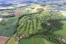 Aerial photograpy of Golf course Ravensburg in the district Schmalegg in Ravensburg in the state Baden-Wuerttemberg, Germany