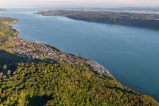 Aerial photograpy of Sipplingen in the state Baden-Wuerttemberg, Germany