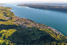 Oblique view of Sipplingen in the state Baden-Wuerttemberg, Germany