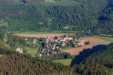 Benedictine Archabbey of St. Martin / Monastery Beuron in Beuron in the state Baden-Wuerttemberg, Germany
