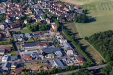 Nine Mornings in Rheinzabern in the state Rhineland-Palatinate, Germany