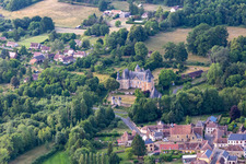 Castle of Semur-en-Vallon in Semur-en-Vallon in the state Sarthe, France