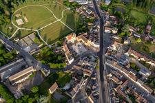 Oblique view of Castle of Bouloire in Bouloire in the state Sarthe, France