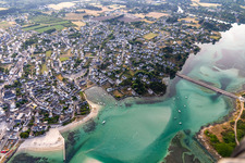 Aerial photograpy of The Star in Plobannalec-Lesconil in the state Finistere, France